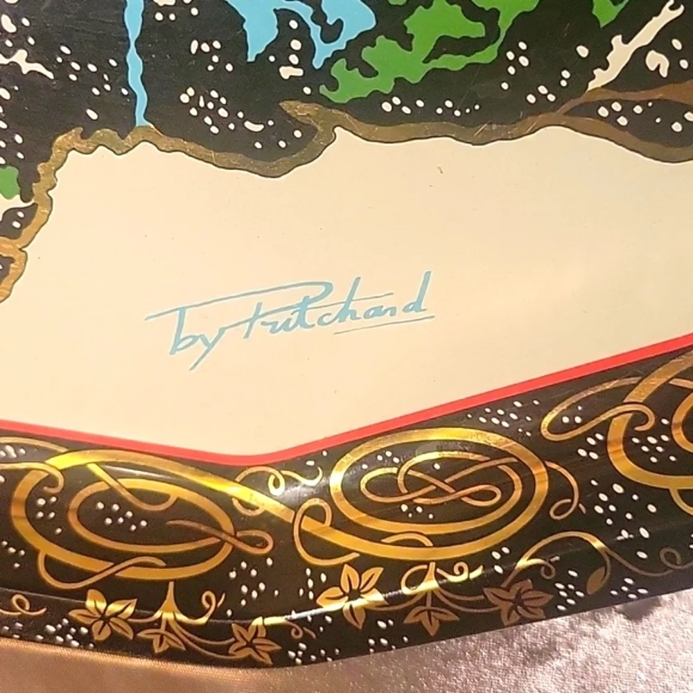 Vintage Daher Decorated Ware Metal Tray by Pritchard